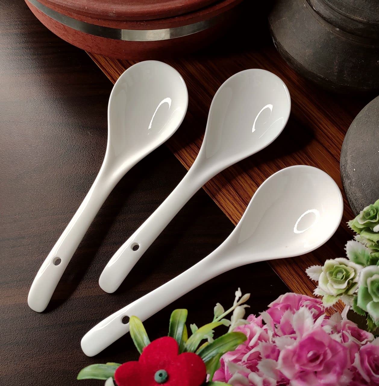 Ceramic Serving Spoon Set of 3