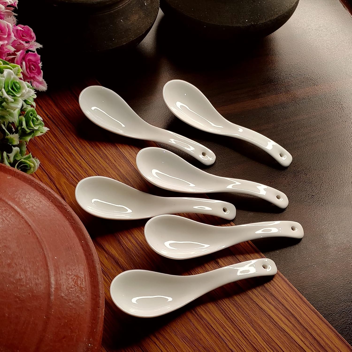 Ceramic Soup Spoon