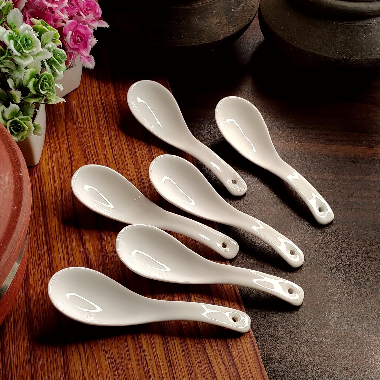 Ceramic Soup Spoon